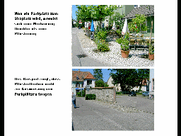 Photos Markierung mit Pflaster