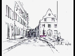 Zeichnung Markt Entwurf